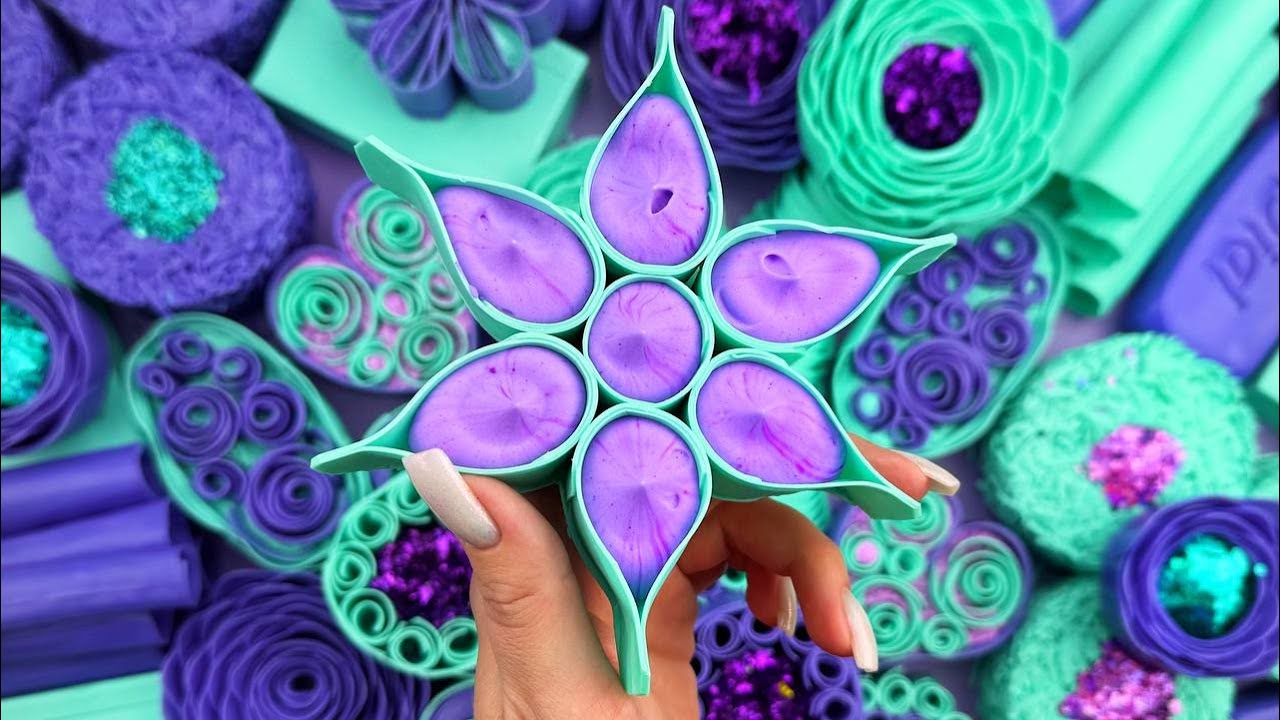 Calming ASMR for Anxiety Relief: Gentle Soap Breaking, Glitter&Foam Crushing, and Relaxing Sounds