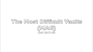 The Most Difficult Vaults (MAG CoP 2017-20)