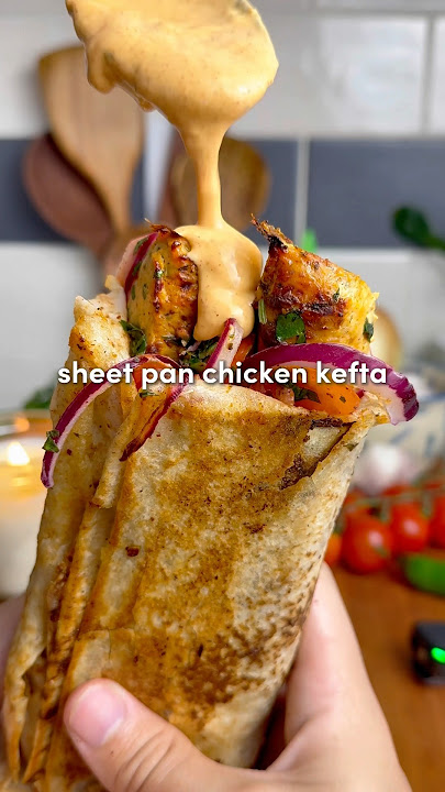 Sheet Pan Chicken Kefta 🔥 (Full recipe pinned in the comment section)