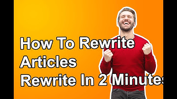 How To Rewrite Articles with Easy Rewriter Tool Rewrite In 2 Minutes and Get Unique Articles