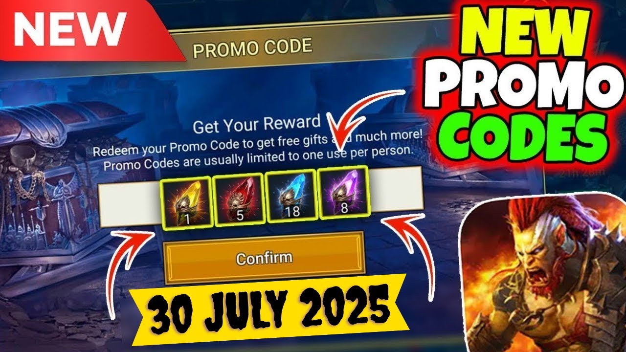 30 JULY NEW RAID SHADOW LEGENDS PROMO CODE 2025 - RAID SHADOW LEGENDS