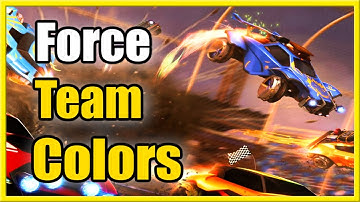 How to Force Team Colors in Rocket League (Orange & Blue Only)