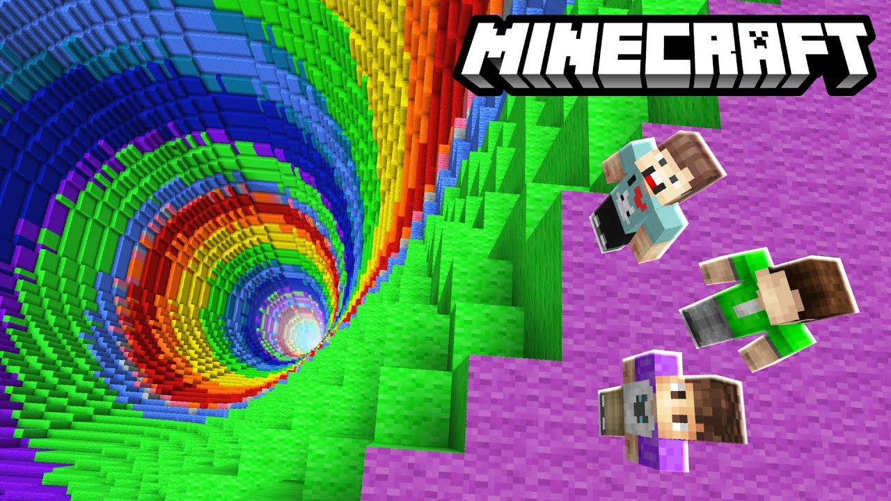 The Pals Vs Rainbow Dropper Minecraft Youtube - roblox rainbow dropper