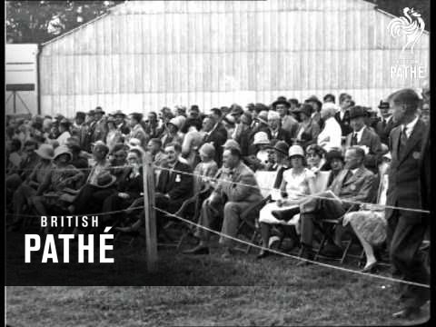Duchess Of Bedford Opens Air Park (1929)