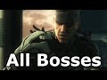 Metal Gear Solid 4 Guns of the Patriots - All Bosses / All Boss Fights