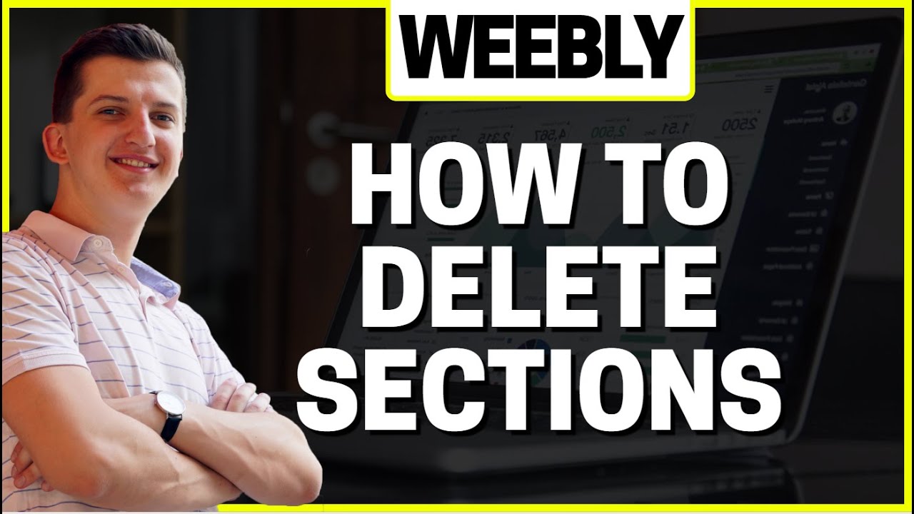 How To Delete Sections In Weebly YouTube