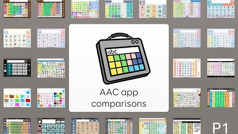 AAC app comparisons - part 1: overview