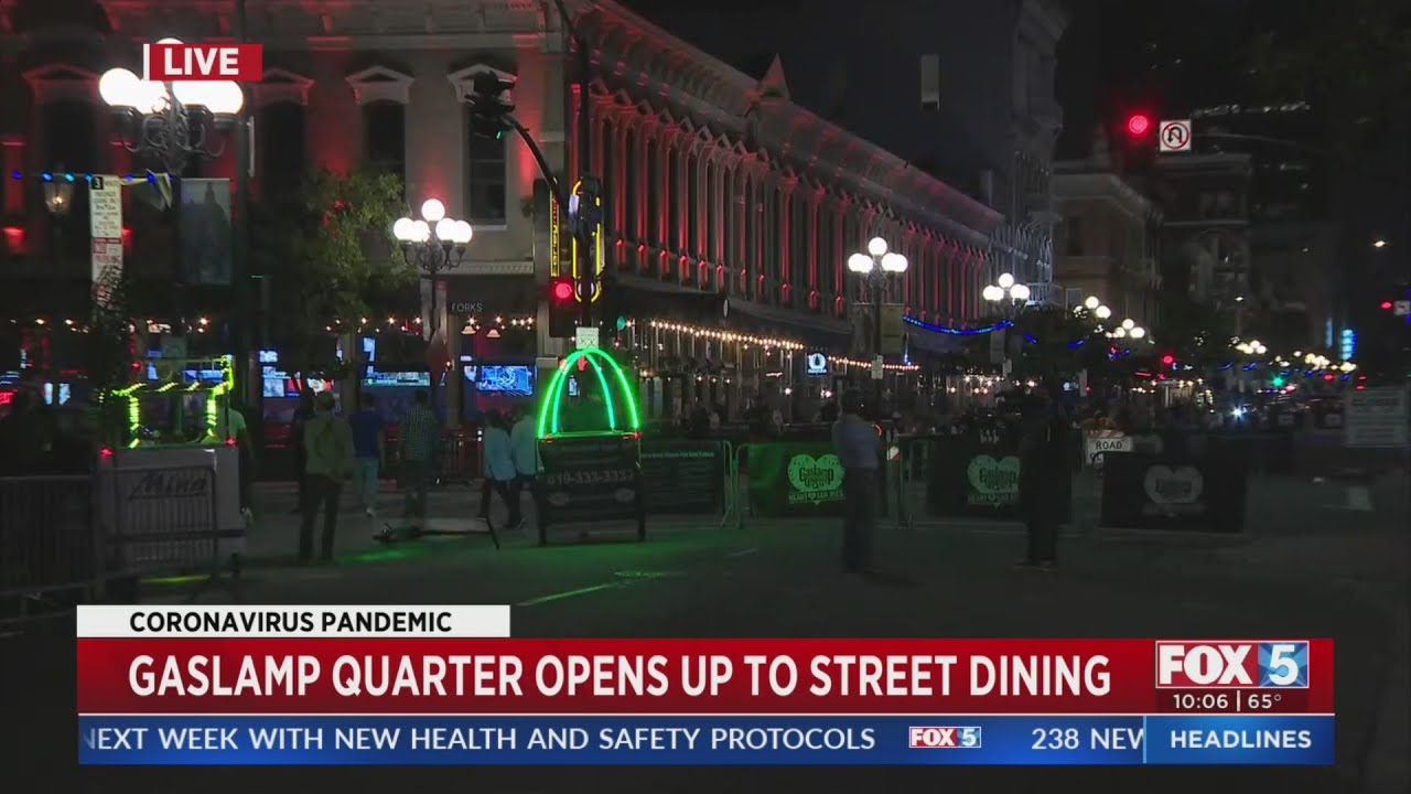 Gaslamp Quarter Opens Up To Street Dining
