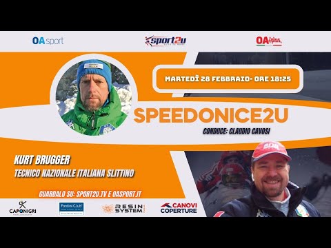 SpeedOnlce2u - Kurt Brugger in trasmissione alle 18:25