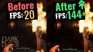 [2023] BEST PC Settings for Dark and Darker! (Maximize FPS & Visibility)