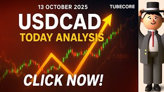 USDCAD TODAY ANALYSIS| Live Forex Trading| 13 October 2025