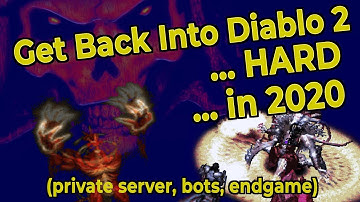 Going HARD into Diablo 2 (Private Server, Botting lvl1 through Ubers)