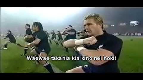 New Zeland All Blacks Haka - Ka Mate + Lyrics + Translation
