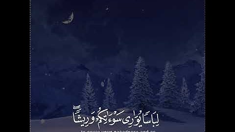 سعد الغامدي | حالات واتس اب دينية سورة الأعراف 🥰💛