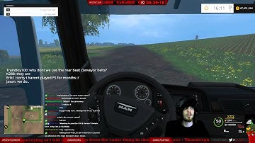 Insufficient to *just* ram a vehicle... (Farming Simulator 15)