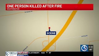 MAP: One dead in Southington fire