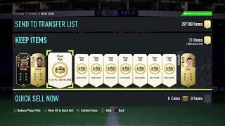 Massive 75+ player pick pack opening fifa 22