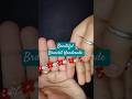 Beautiful Handmade bracelet making #youtubeshorts #beadedjewelery #jewelrymaking