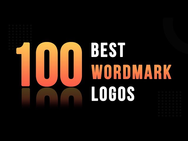 100 Best Wordmark Logo Design