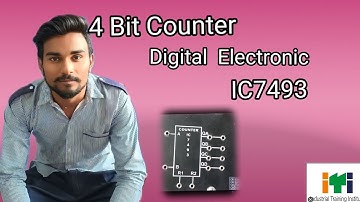 4 Bit Counter Digital Electronic  With The Help Of IC 7493 Practical
