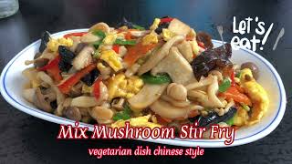 Mix Mushroom Stir Fry ‖  vegetarian dish chinese style  ‖ Helni Kitchen