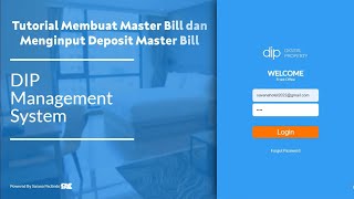 Tutorial PMS DIP Cara Membuat Master Bill dan Deposit Master Bill screenshot 2