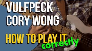 Vulfpeck - Cory Wong /// HOW TO CORRECTLY PLAY IT [Play Along Tabs] chords