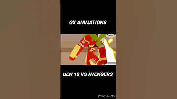 BEN 10 Vs AVENGERS Animation Ben10 Animation New Sticknodes Marvel 