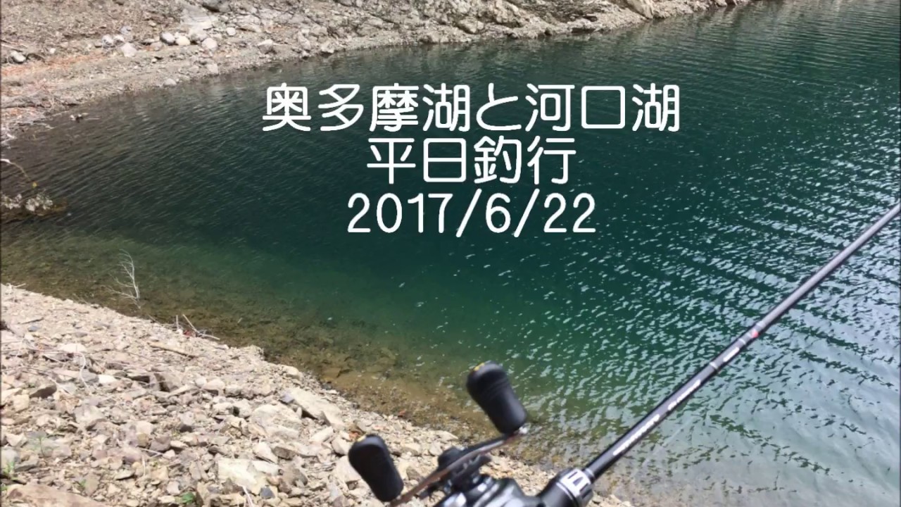 奥多摩湖と河口湖 ふらっと釣行 Youtube