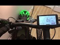 2019 500W/48V NCM Moscow Plus 29er: Speed tuning display.