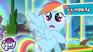 My Little Pony en español 🦄  ¡Persigue el arco iris! | Los mejores episodios | FiM Episodios mágicos