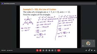 MAT 172 Section 6 6 The Law of Cosines