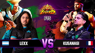 LEXX (Guile) VS KUSANAGI (Ryu) - FT5 - High Level Replays- SF6