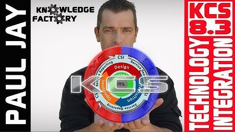 KCS 8.3 Knowledge & Technology Integration - Knowledge Centered Support