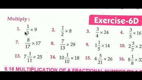 MATH || CLASS 4 || EXERCISE - 6D || SOLUTIONS