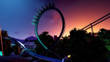 Nebula - Inverted Rollercoaster | Planet Coaster Alpha 2.3