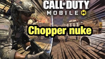 The new chopper lMG is insane (got a nuke)|Call of duty Mobile