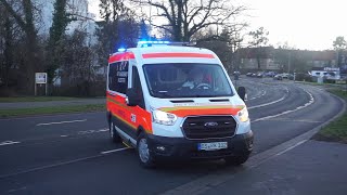 [Mit Alarm ins Krankenhaus] N-KTW DRK KV Braunschweig/Salzgitter Rettungswache Gebhardshagen
