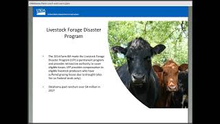 FSA Disaster Assistance Programs - 11/27/18