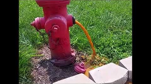 Hydrant Flush 2½" Outlet before gauge