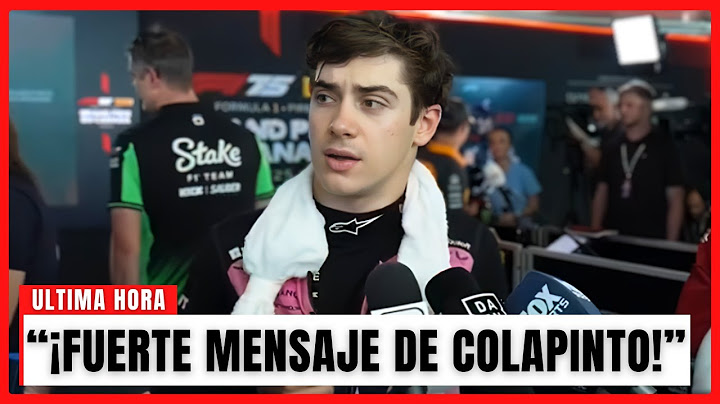 ¡FUERTES DECLARACIONES DE COLAPINTO POST EL GP DE CANADÁ EN LA F1!