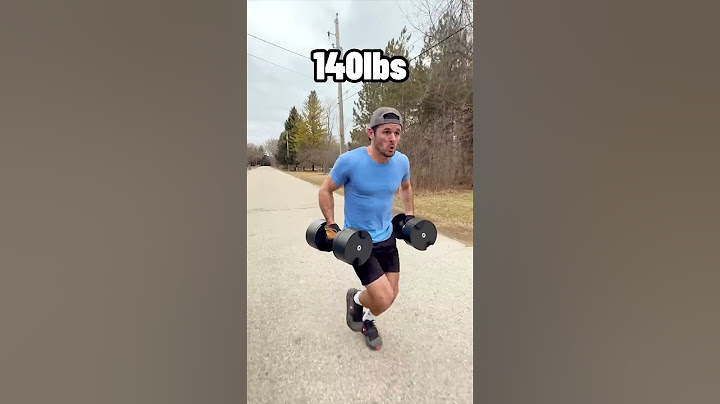 Sprinting with heavier and heavier weights.