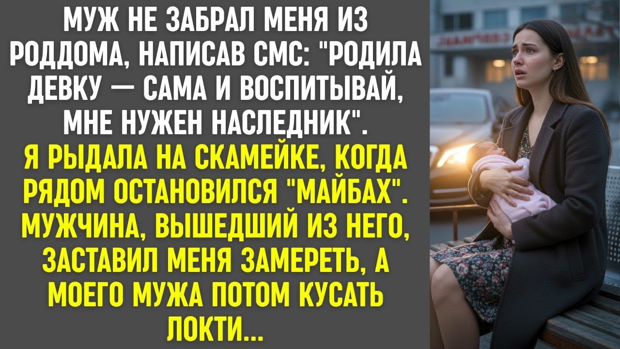 Муж не забрал нас из роддома: «Мне нужен сын». А рядом остановился Maybach… и всё поменялось.