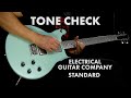 Tone check electrical guitar company standard guitar demo  cream city music