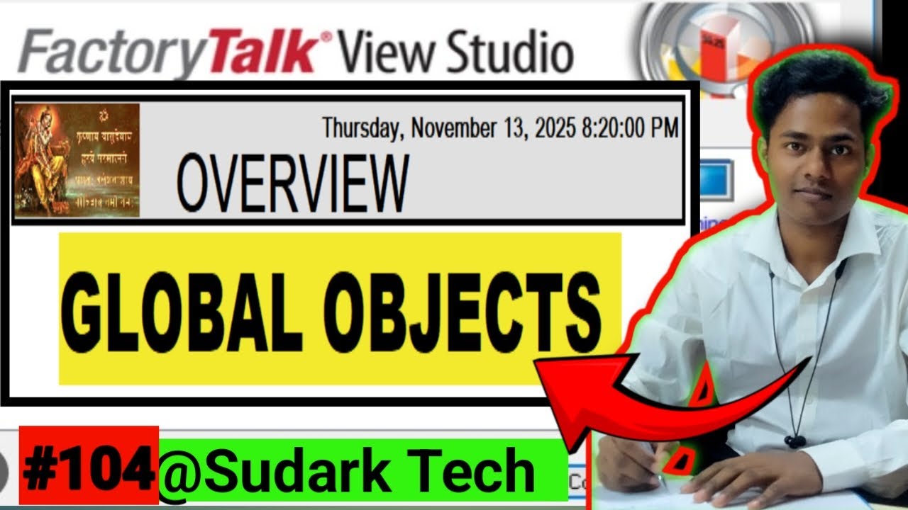 Global Objects in Factory Talk View Studio ME | Automation | Sudark Tech