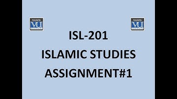 ISL 201 Assignment no 1 Solution