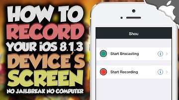 How to Get SHOU an 8.4.1 & Below Screen Recorder (NO JAILBREAK) (NO COMPUTER) iPhone iPad iPod Touch