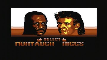 Lethal Weapon  (1992) - Commodore 64 Cassette C64 (Full Loading & Gameplay)