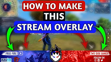How to make a stream overlay free fire || android 2020 || make a stream overlay of free fire