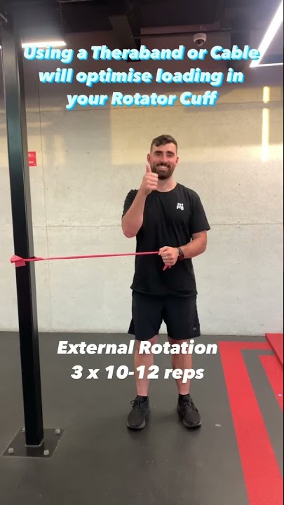 Strengthen your Rotator Cuff properly with these banded exercises | #everydayathlete #thephysiobros